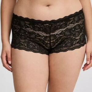 #118 Torrid 2 Lace Cheeky Panty With Open Gusset